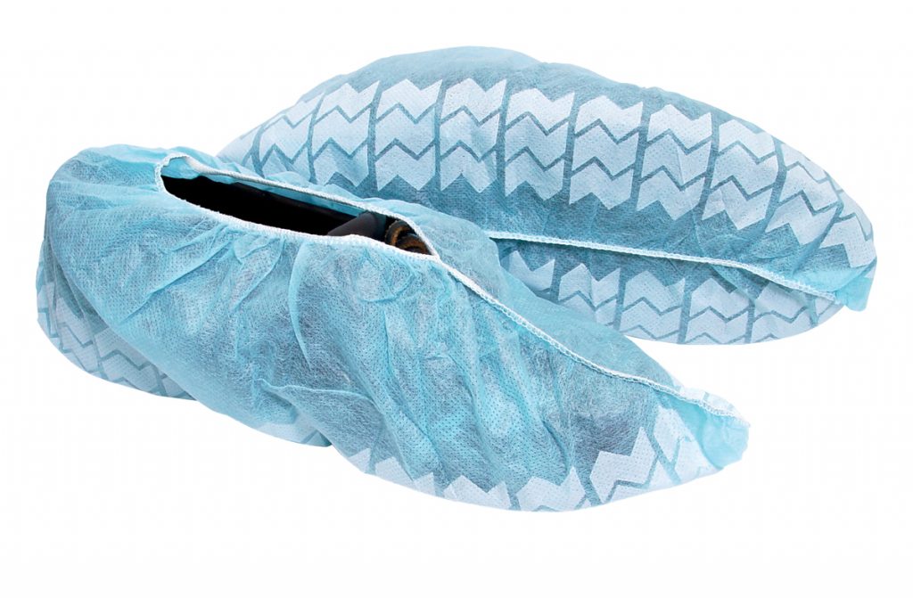Disposable Cleanroom Shoe Cover Super Sticky-XL Blue